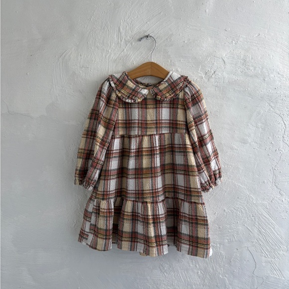 Zara Other - Zara plaid collared dress size 4-5Y
